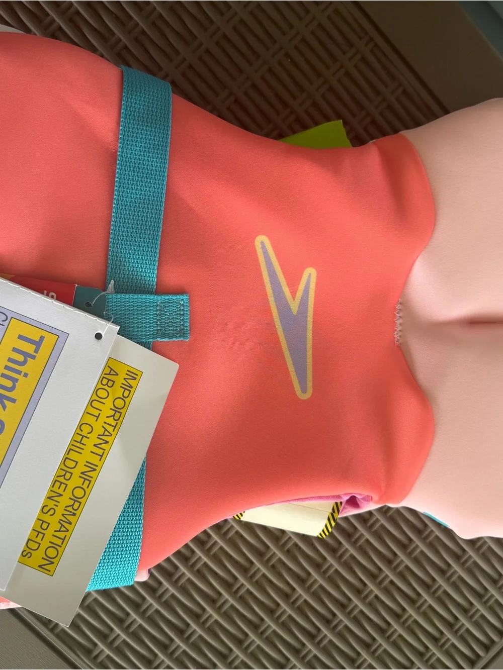 Speedo Infant Floral Swim Vest in Pink, Teal, Purple